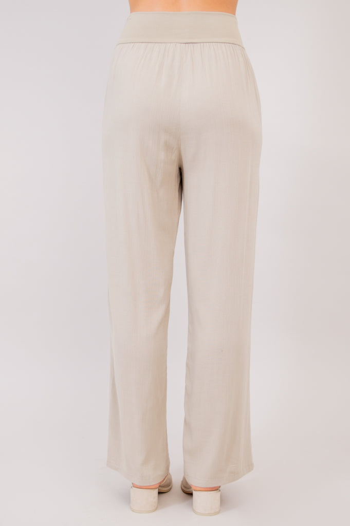 Landon Pant, Sand, Linen Bamboo