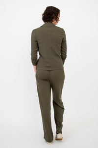 Lauren Jacket, Khaki, Linen Bamboo