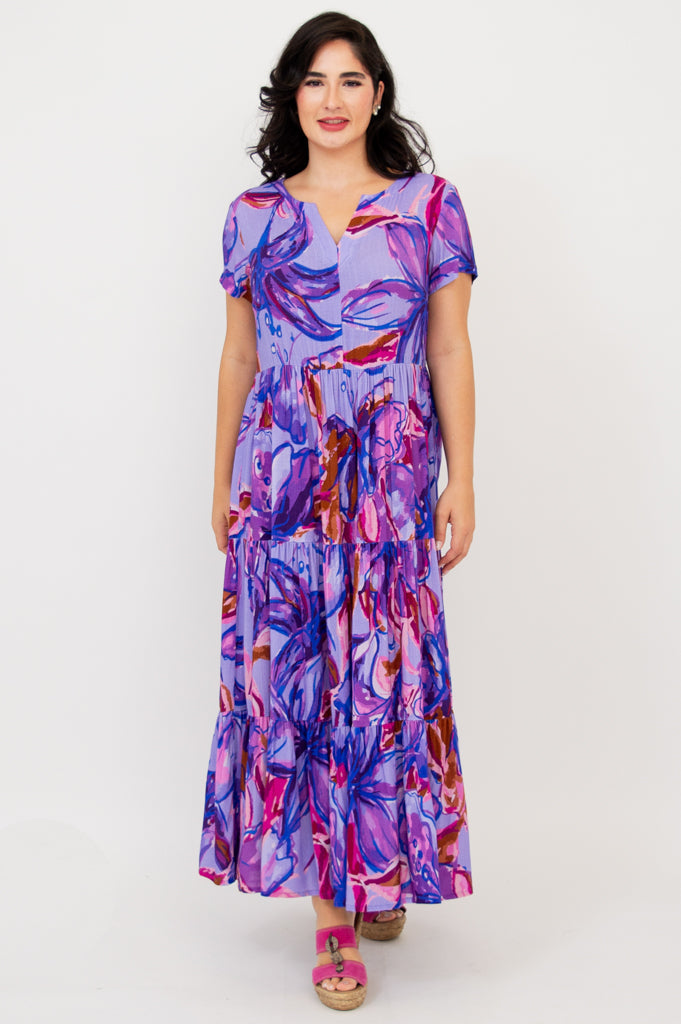 Laurita Dress, Lily Love, Linen Bamboo