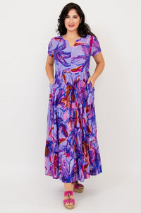 Laurita Dress, Lily Love, Linen Bamboo