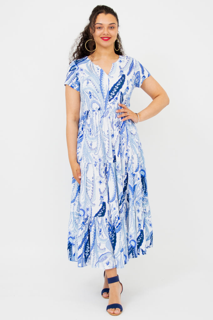 Laurita Dress, Radiant, Linen Bamboo