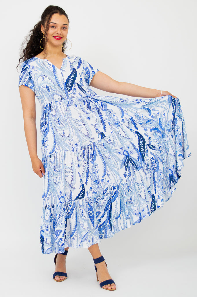 Laurita Dress, Radiant, Linen Bamboo