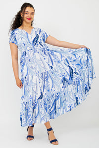 Laurita Dress, Radiant, Linen Bamboo