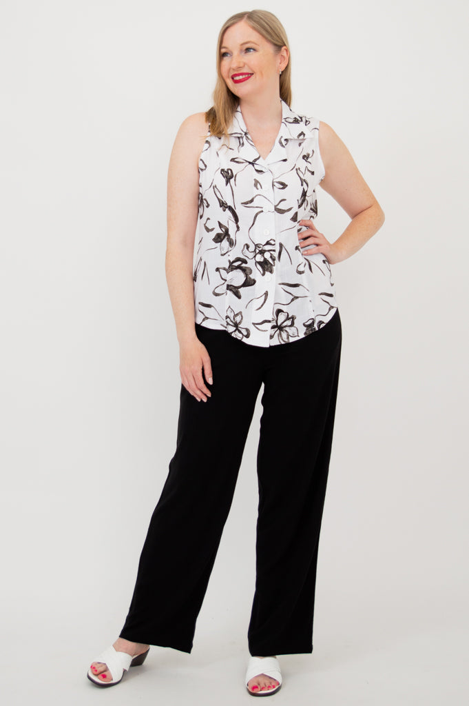 Lexa Tank, Affection, Linen Bamboo