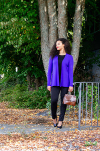 Chopra Jacket, Violet, Bamboo