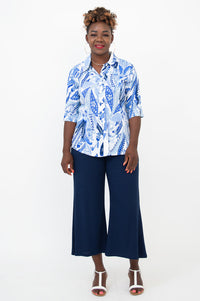 Lorine Blouse, Radiant, Linen Bamboo