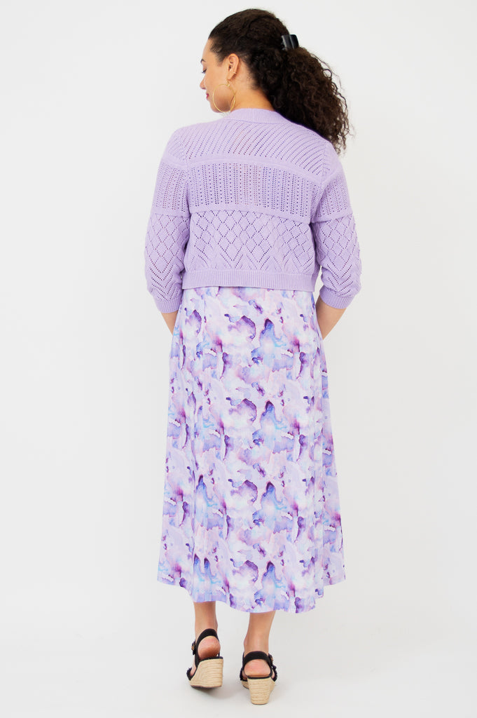 Aldi Sweater, Lavender, Cotton