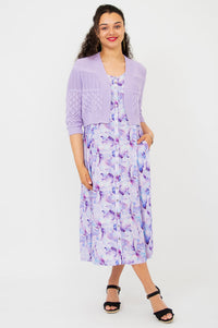 Aldi Sweater, Lavender, Cotton