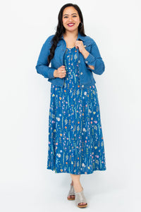 Madison Dress, Meadow, Linen Bamboo