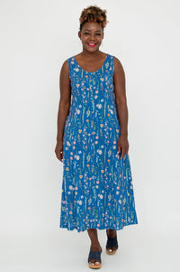 Madison Dress, Meadow, Linen Bamboo