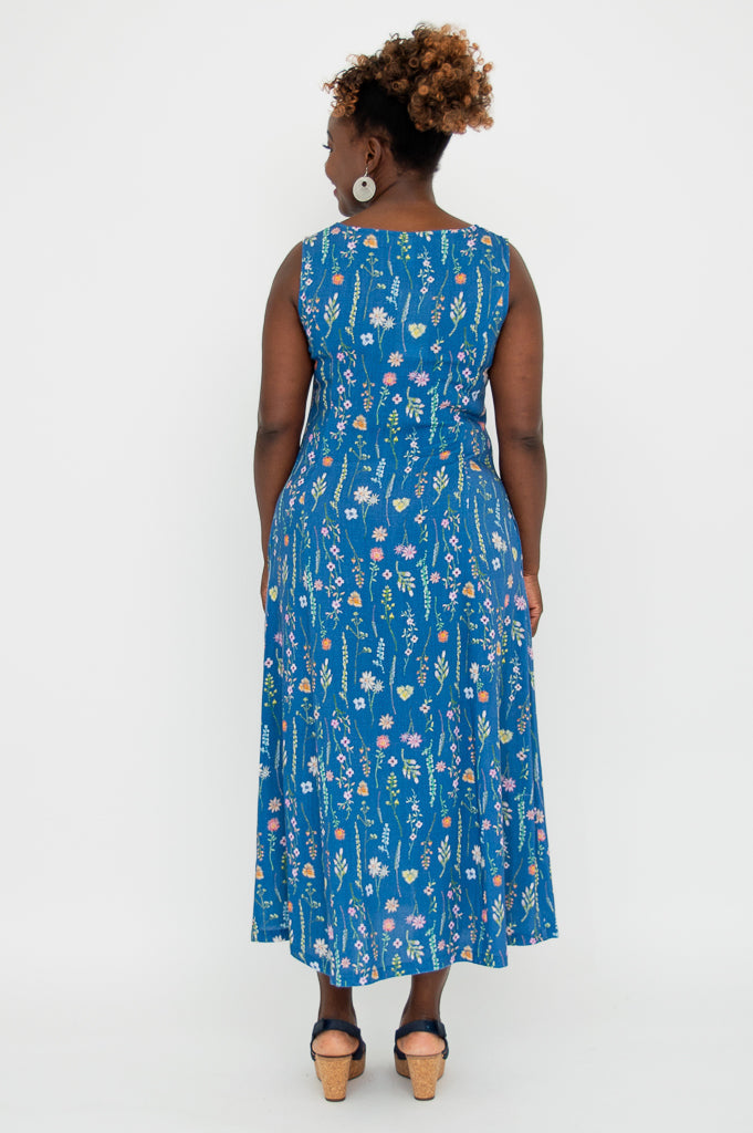 Madison Dress, Meadow, Linen Bamboo