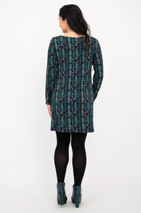 Maggie Long Sleeve Dress, Jewels, Bamboo - Final Sale