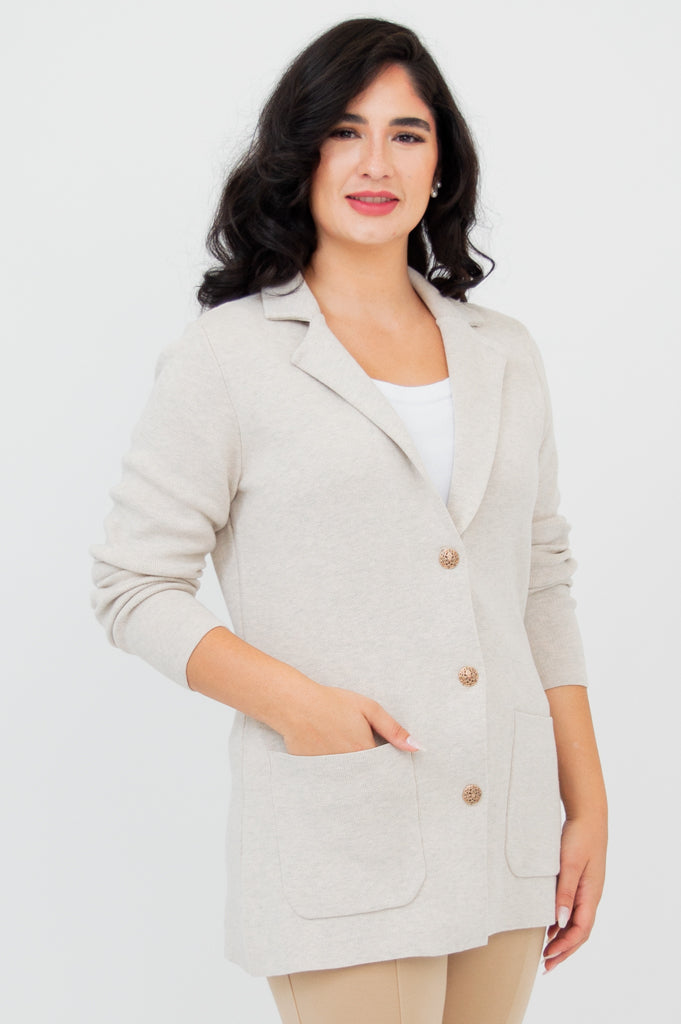 Margaret Sweater, Natural, Cotton