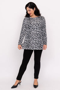 Margie Top, BW Leopard, Bamboo