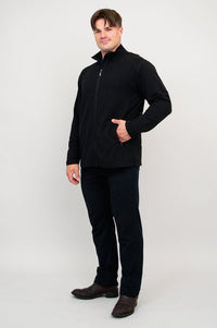 Matt Jacket, Black, Bamboo Fleece