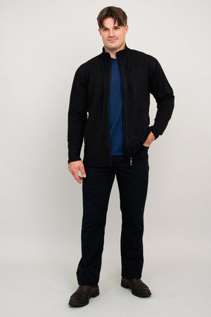 Matt Jacket, Black, Bamboo Fleece