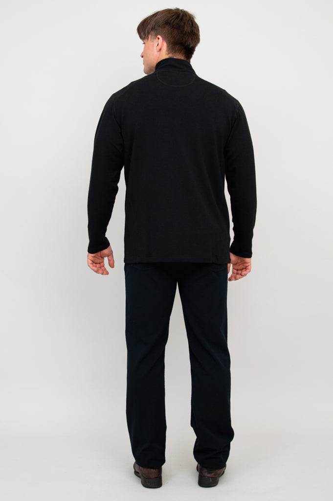 Matt Jacket, Black, Bamboo Fleece