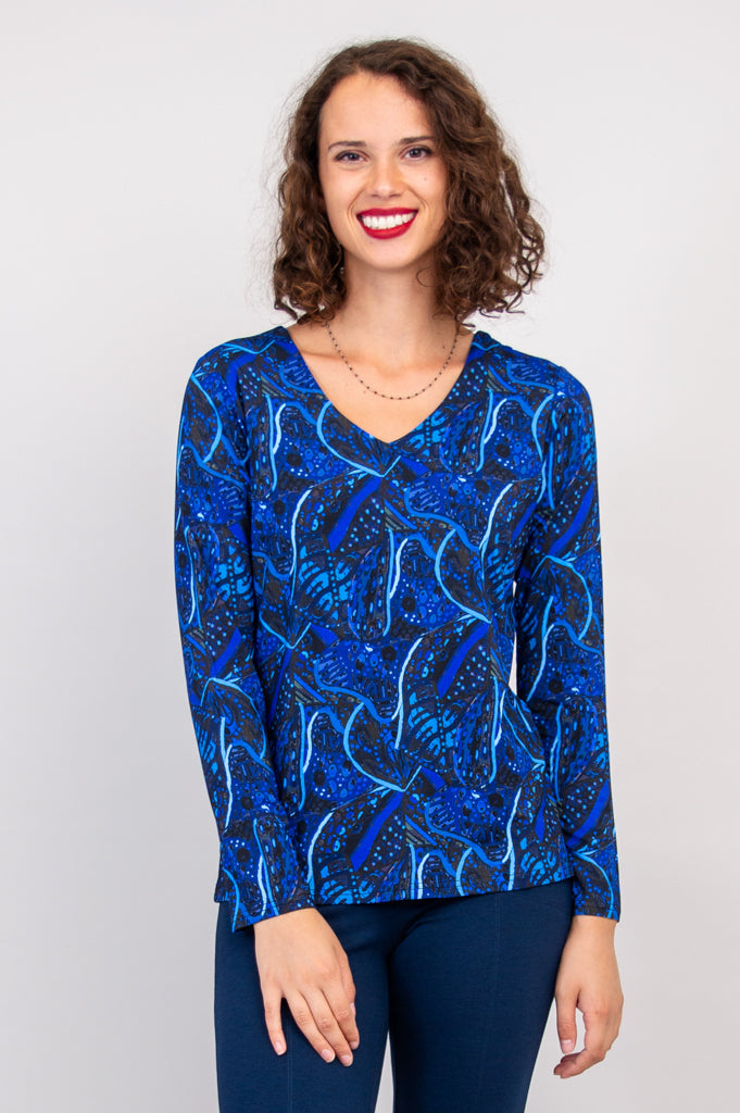 Mia Long Sleeve, Ancient Dot, Bamboo