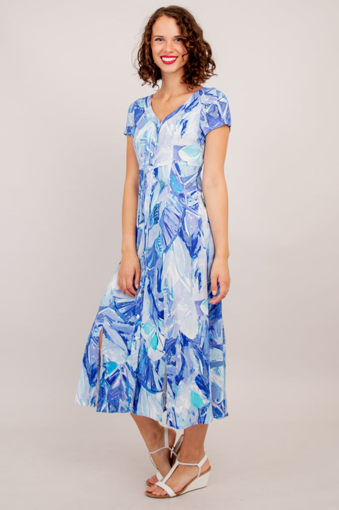 Morgan Dress, Blue Room, Linen Bamboo- Final Sale