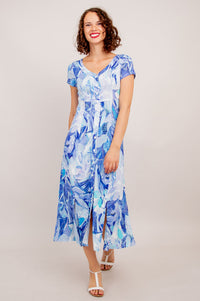 Morgan Dress, Blue Room, Linen Bamboo- Final Sale