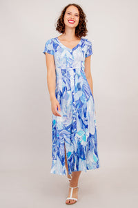 Morgan Dress, Blue Room, Linen Bamboo- Final Sale