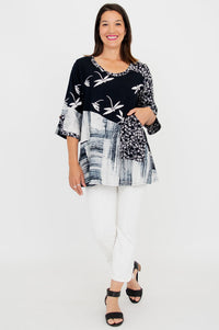 Palace Blouse, BW Dragonfly