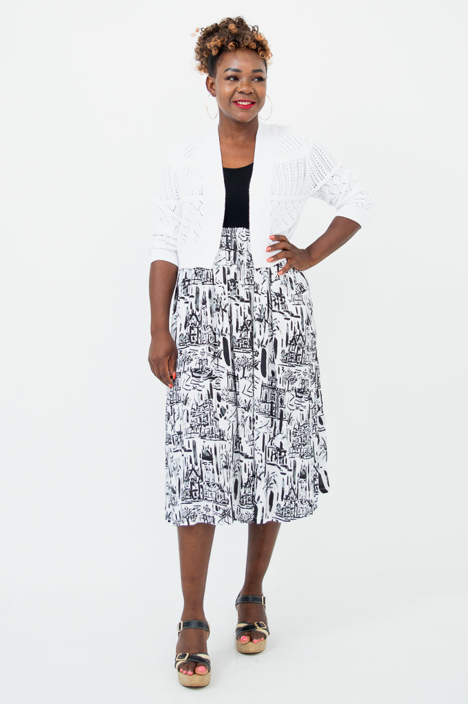 Paloma Dress, Journey, Linen Bamboo