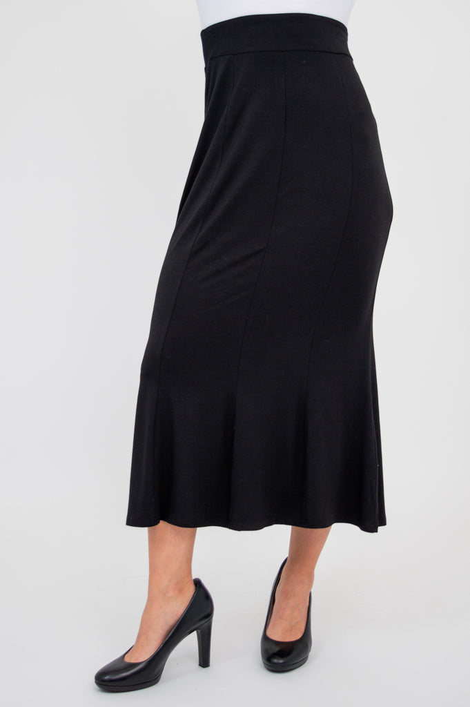 Richmond Skirt, Black, Bamboo