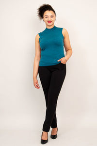 Rita Sweater, Forest, 100% Merino Wool