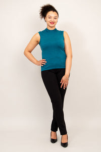 Rita Sweater, Forest, 100% Merino Wool