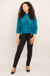 Rita Sweater, Forest, 100% Merino Wool