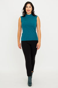 Rita Sweater, Teal, Merino Wool