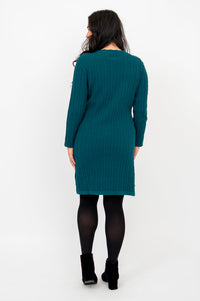 Rowan Dress, Teal, Cotton