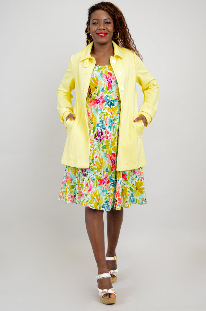 Tulip Jacket, Pastel Sun, Modal