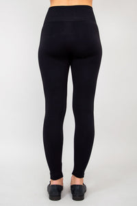 Seamless Leggings, Black, Bamboo- Final Sale
