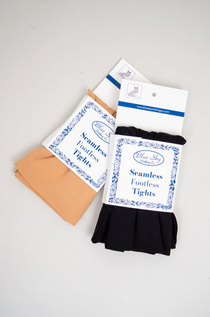 Seamless Leggings, Black, Bamboo- Final Sale