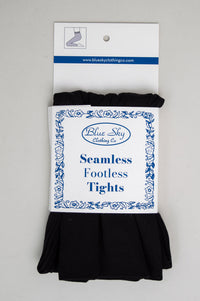 Seamless Leggings, Black, Bamboo- Final Sale