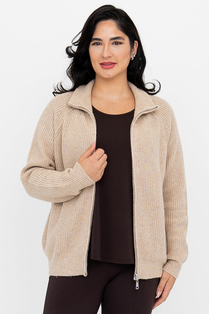 Shalamar Sweater, Camel, Wool Cashmere