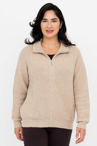 Shalamar Sweater, Camel, Wool Cashmere