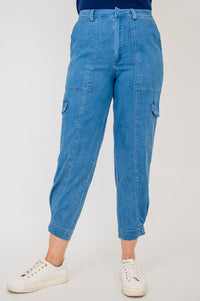 Fergie Pant, Lightweight Tencel Denim