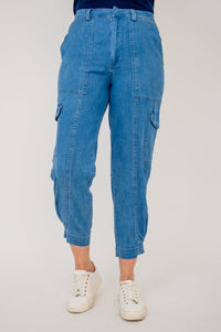 Fergie Pant, Lightweight Tencel Denim
