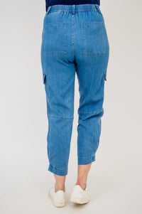Fergie Pant, Lightweight Tencel Denim
