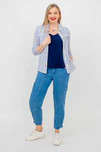 Fergie Pant, Lightweight Tencel Denim