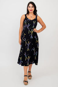 Shauna Dress, Abalone Dragonfly