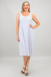 Shauna Dress, Summer Stripe, Linen Bamboo