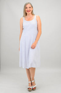 Shauna Dress, Summer Stripe, Linen Bamboo