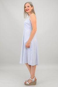 Shauna Dress, Summer Stripe, Linen Bamboo