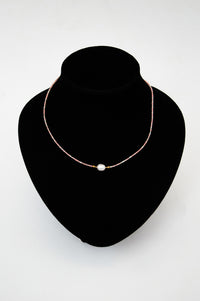 Short Necklaces - One Pearl