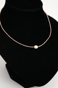Short Necklaces - One Pearl