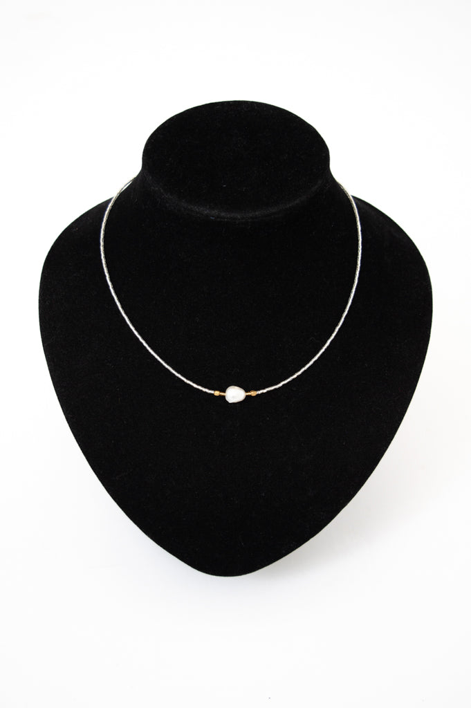 Short Necklaces - One Pearl